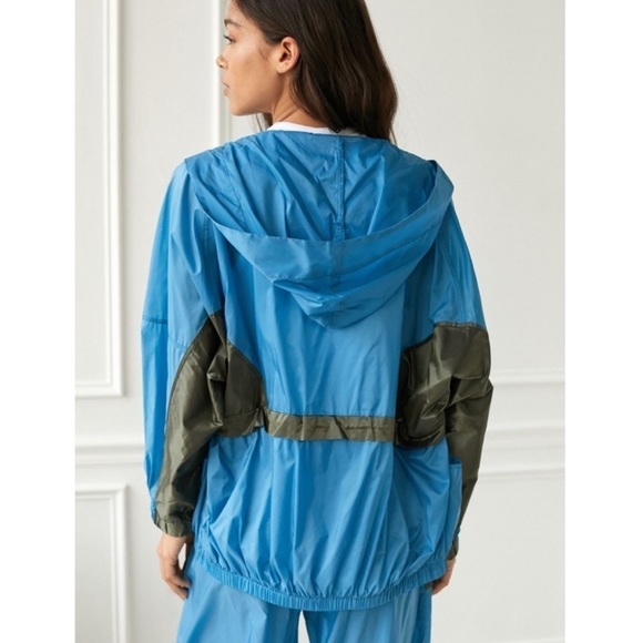 NWT Urban Outfitters Out From Under Devon Colorblock Zip Up Jacket - Picture 3 of 8